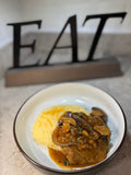 Salisbury Steak & Mashed Potatoes