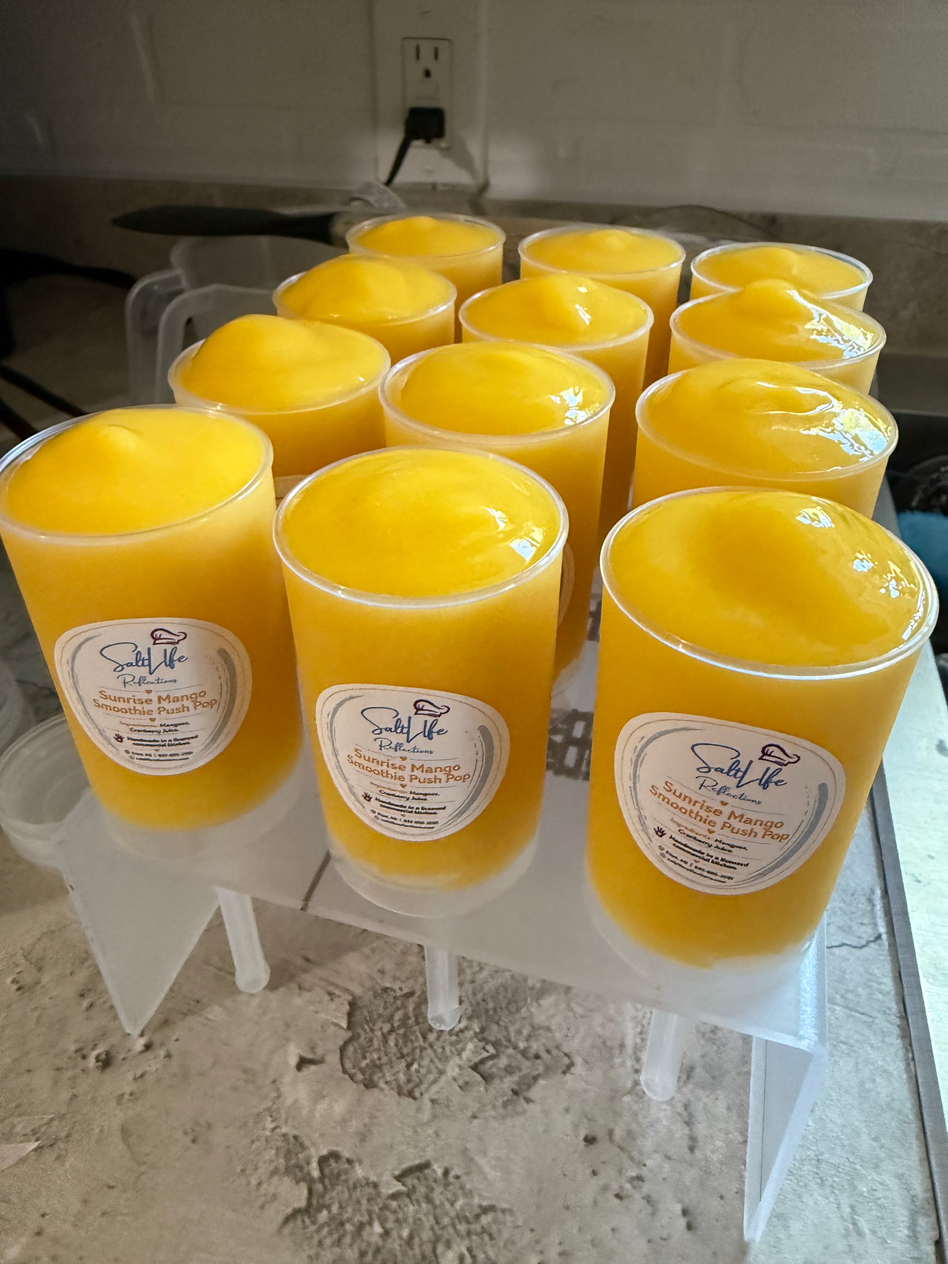 Smoothie Push Pops