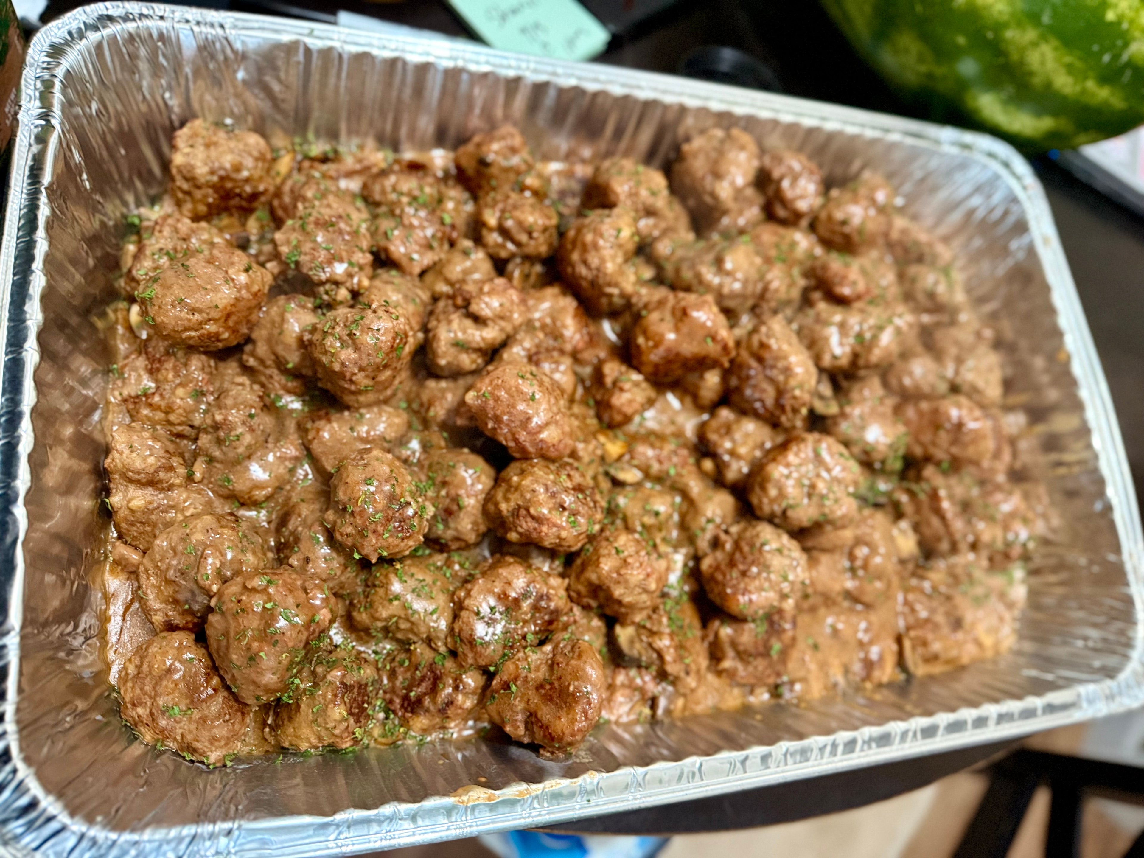 Handmade Meatballs w Gravy