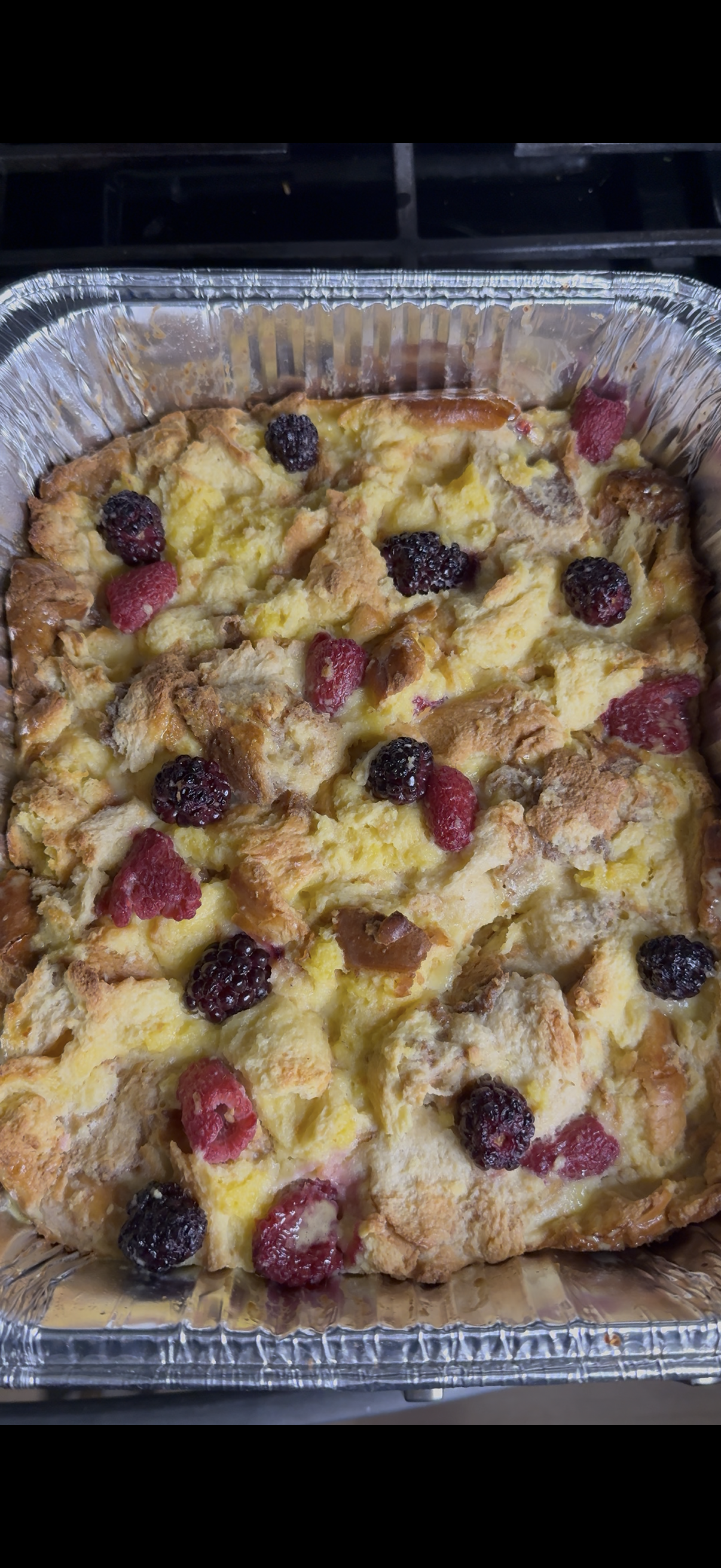 Brioche Berries & Cream French Toast Casserole