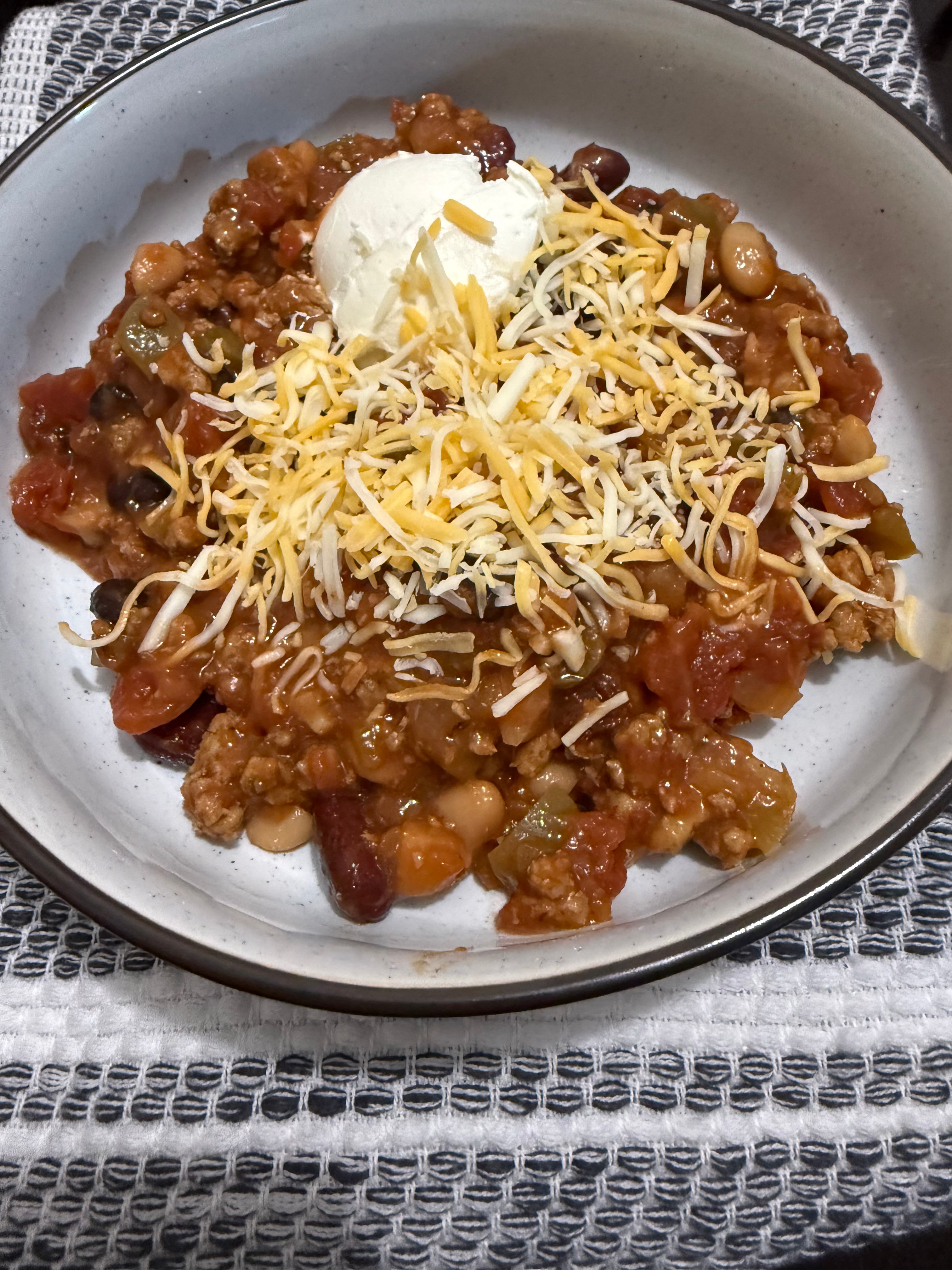 Home Style Harvest turkey Chilli
