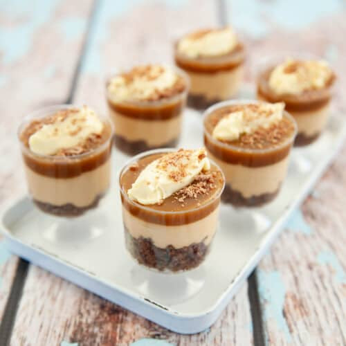 Artisanal Mini Cheesecake Shooters