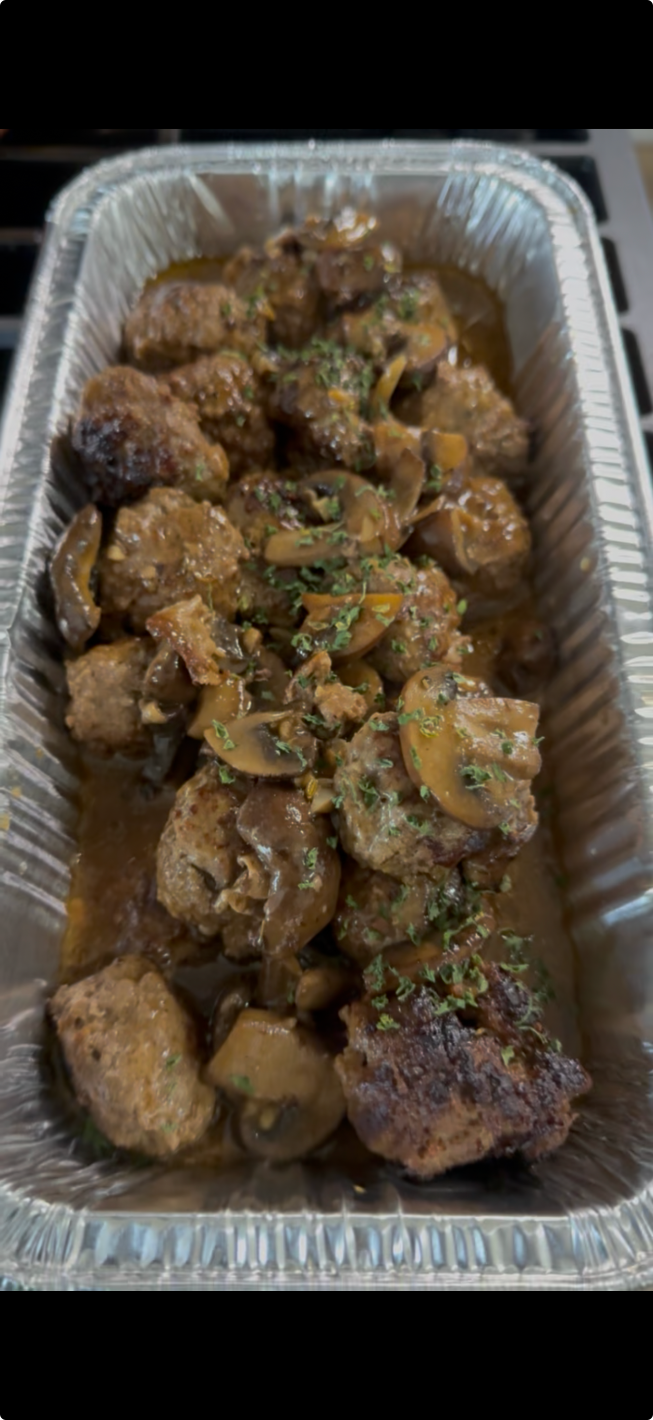 Handmade Meatballs w Gravy