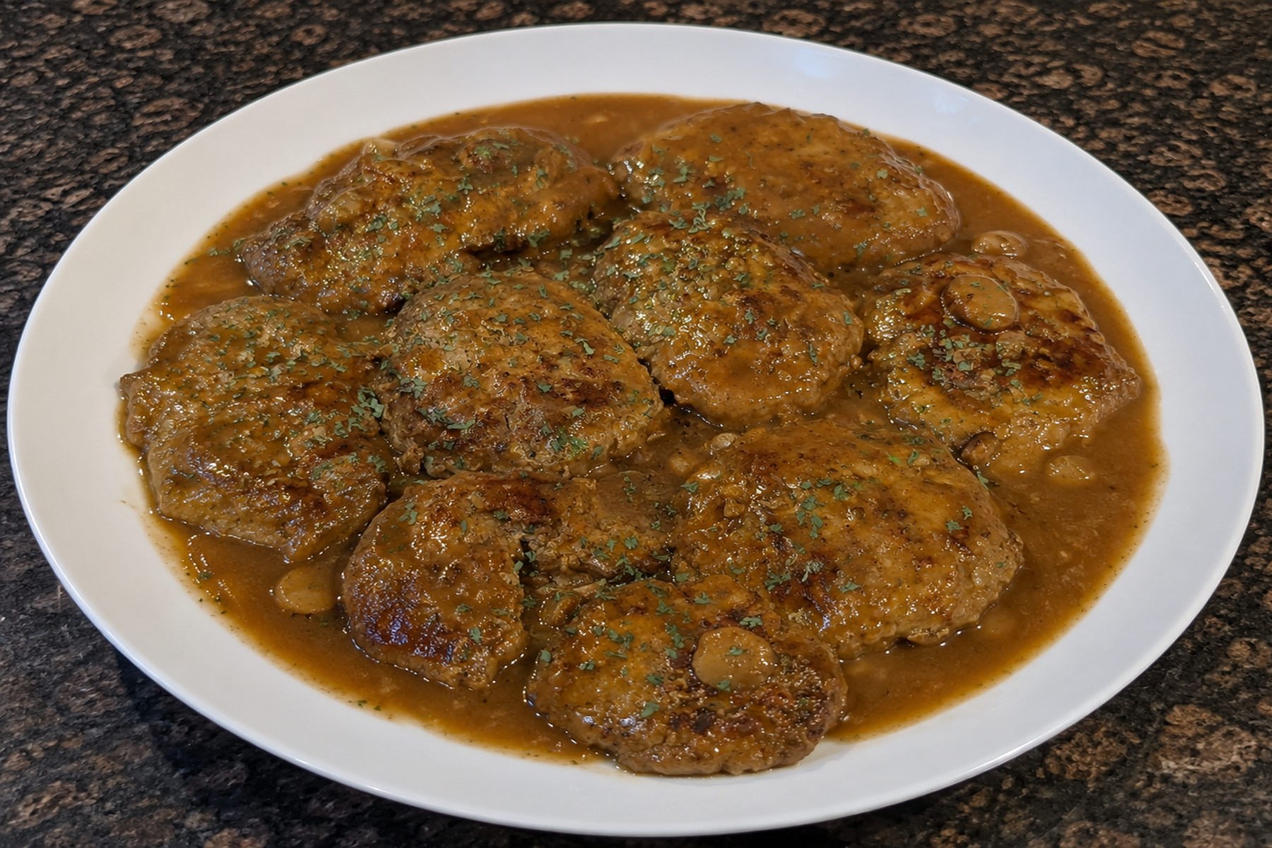Salisbury Steak & Mashed Potatoes